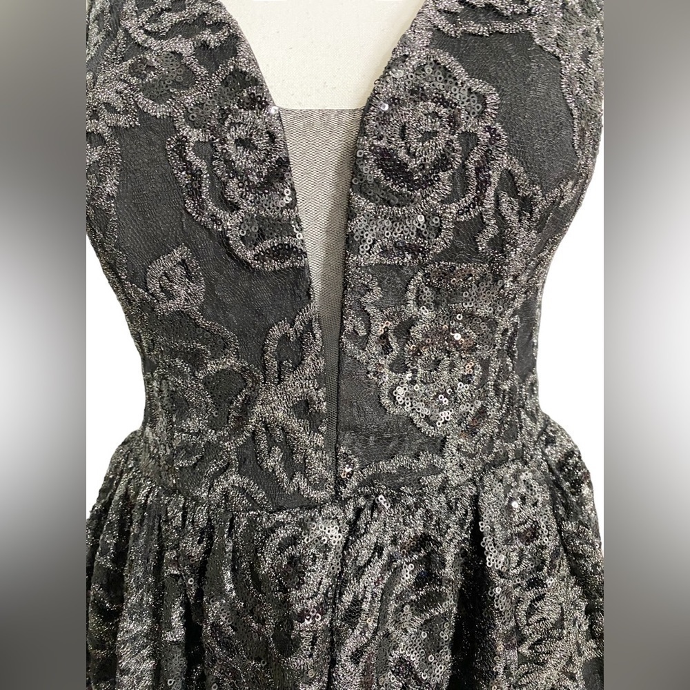 Gianni Bini Fit and Flair Mini Cocktail Junior Dress - Picture 4 of 16